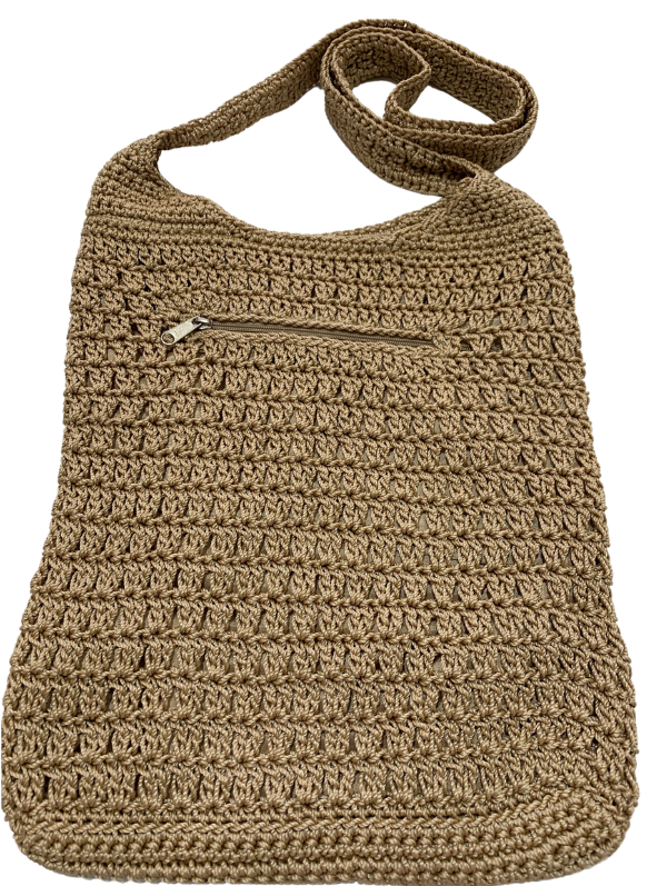Crochet Bag Large Sand Wilkie Design