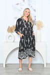 Lottie Dress Black & White