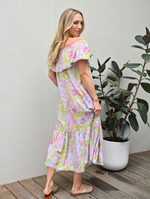 Frankie Blue / Pink Maxi Dress