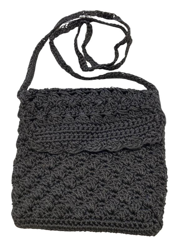 Crochet Bag - Small Black