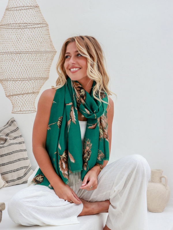 Green / Gold Scarf