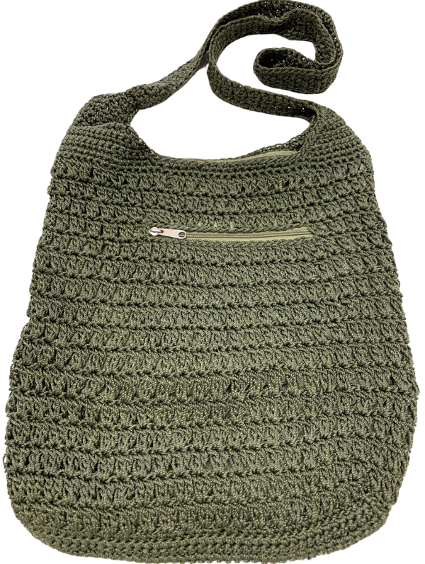 Crochet Bag - Large Khaki