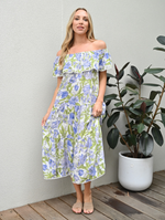 Frankie Blue / Green Maxi Dress