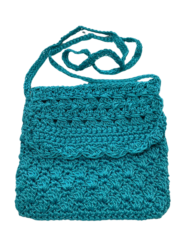 Crochet Bag - Small Aqua