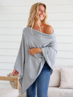 Grey Poncho