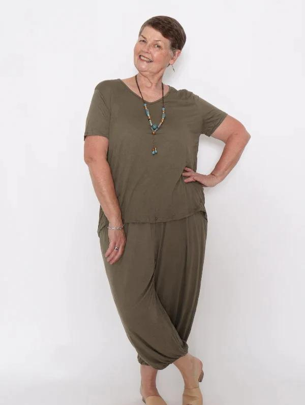 Wilkie Top Khaki