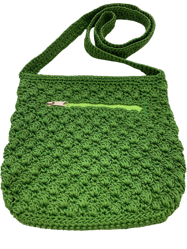 Crochet Bag - Medium Green