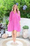 Baylee Dress Hot Pink