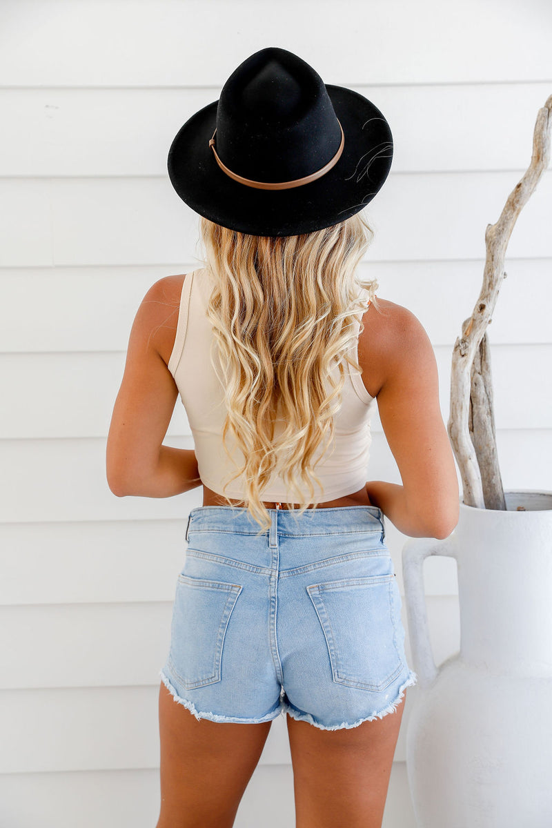 Panama Winter Hat Black
