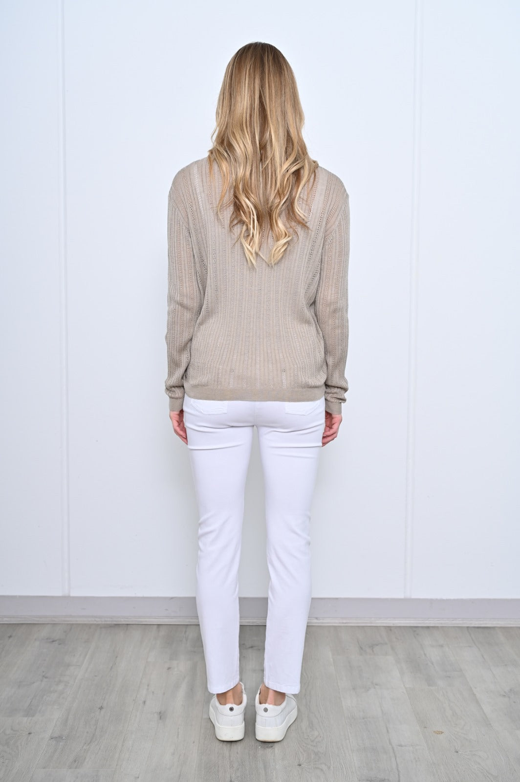 Poppy Cardi Taupe