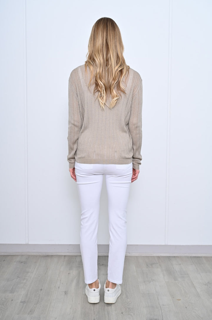Poppy Cardi Taupe
