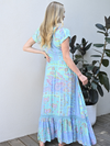 Paris Blue Maxi Dress