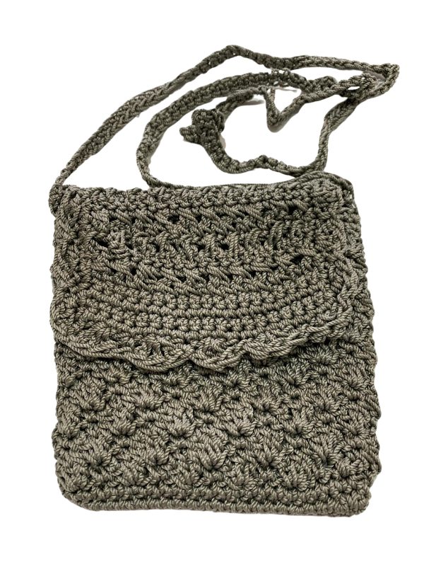 Crochet Bag - Small Grey