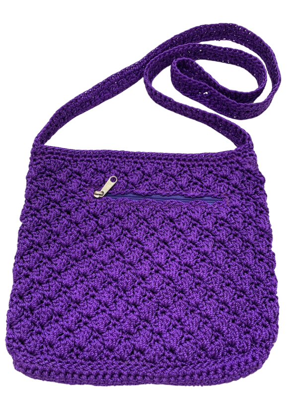 Crochet Bag - Medium Purple