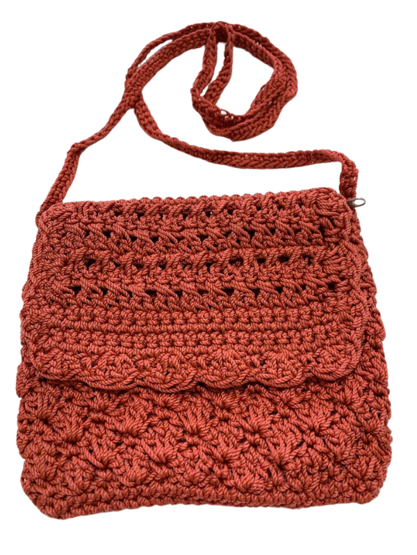 Crochet Bag - Small Terracotta
