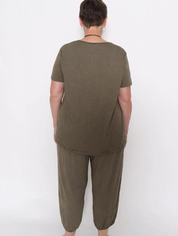 Wilkie Top Khaki