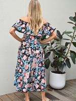 Frankie Blue / Black Maxi Dress