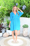 Baylee Dress Aqua