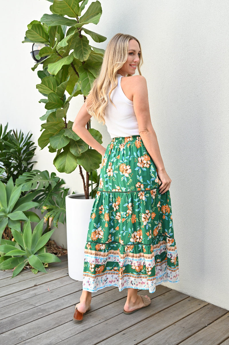 Harper Skirt Green