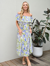 Frankie Blue / Green Maxi Dress