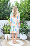 Claudette Dress Blue