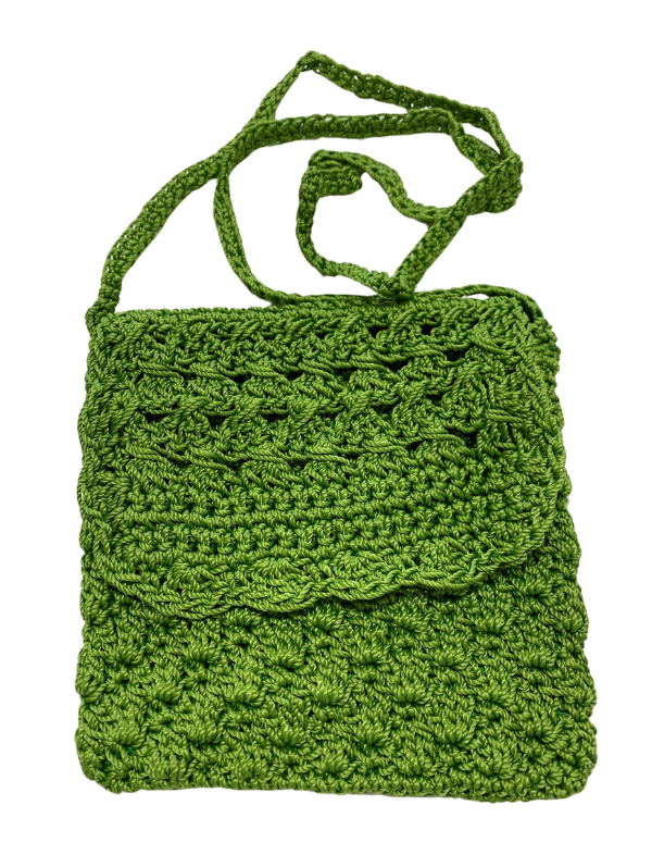Crochet Bag - Small Green