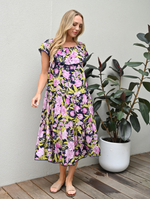 Frankie Navy / Pink Maxi Dress