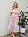 Frankie Blue / Pink Maxi Dress