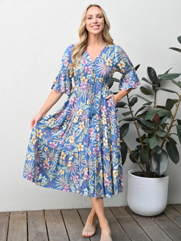 Addilyn Dress Teal