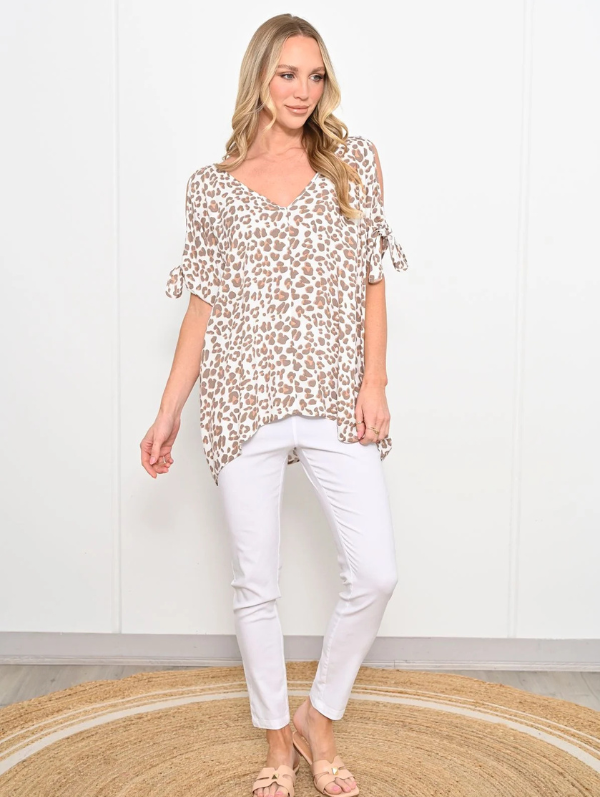 Allegra Top Leopard