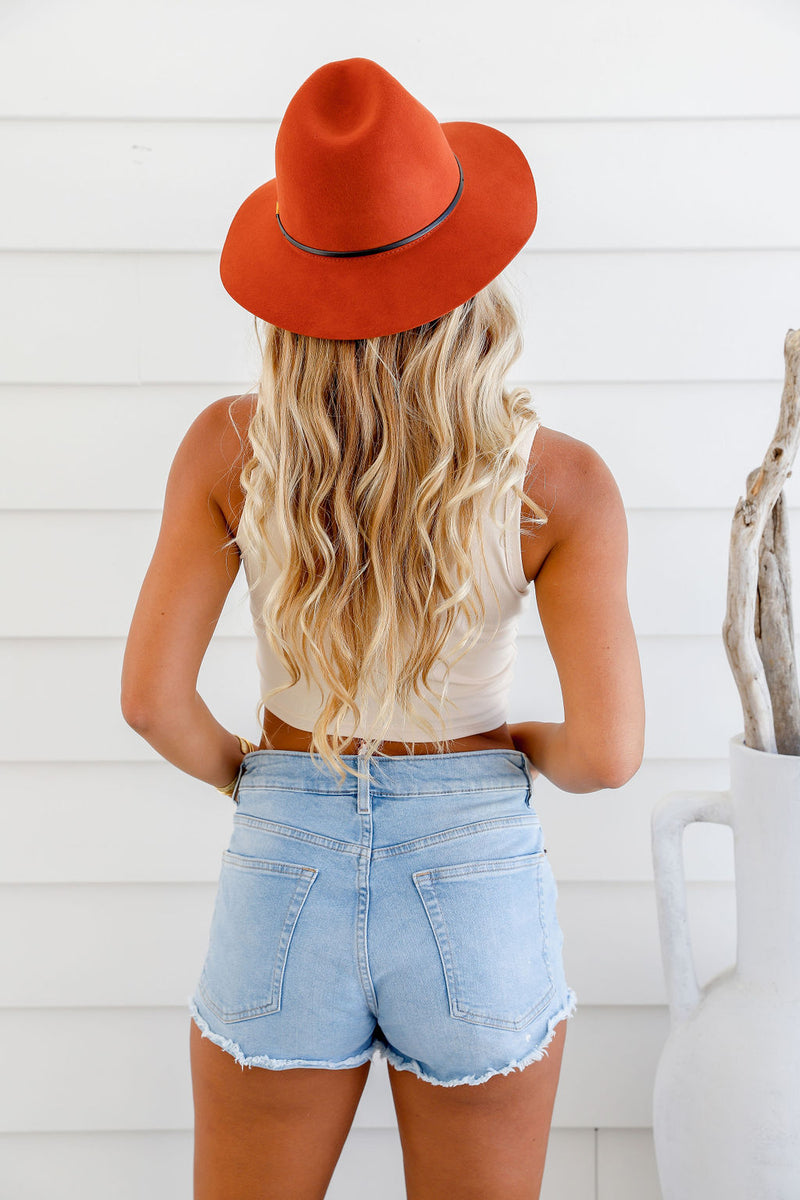 Audrey Winter Hat Rust