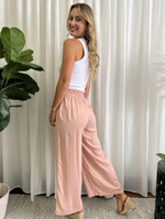 Breana Blush Linen Pants