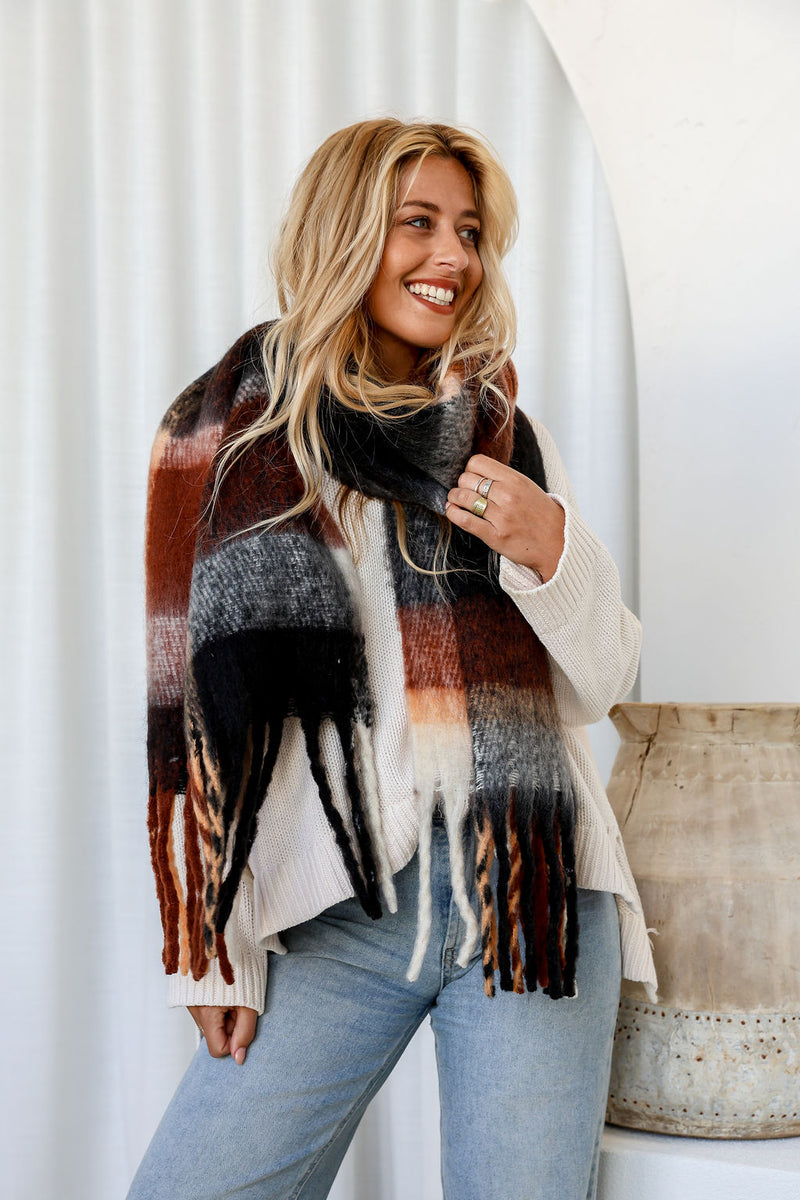 Caramel / Chocolate Scarf