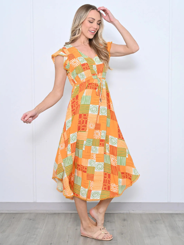 Carrie Dress Orange