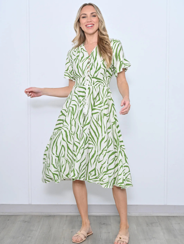 Charlotte Dress Green