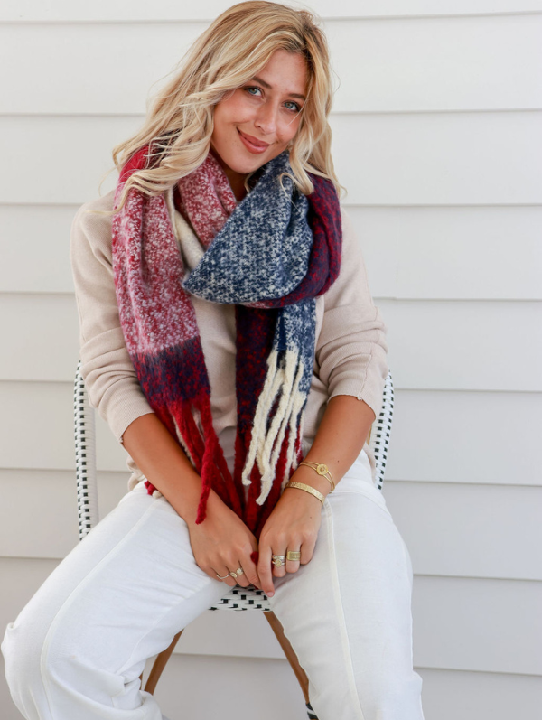 Winter Scarf Classic Navy