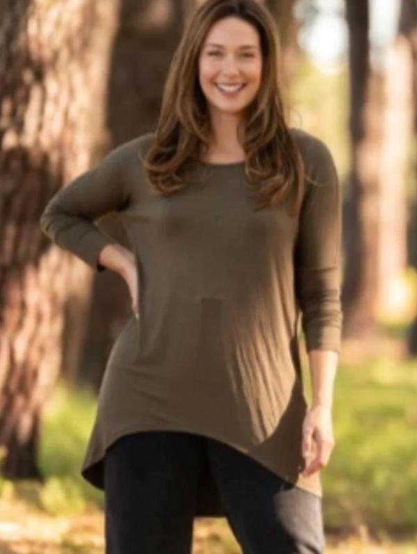 Wilkie Top Khaki