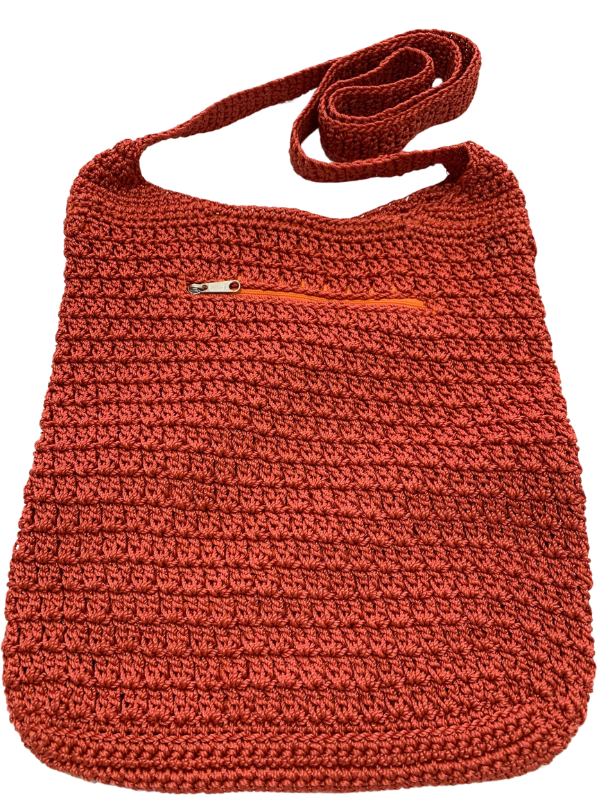 Crochet Bag - Large Terracotta