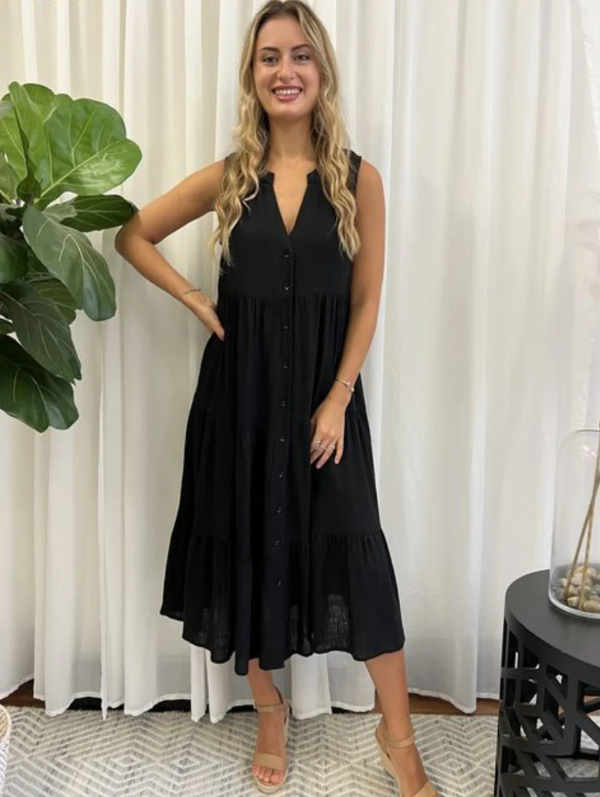 Elowen Black Dress