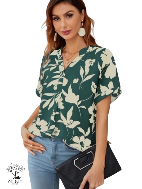 Esme Top Bottle Green
