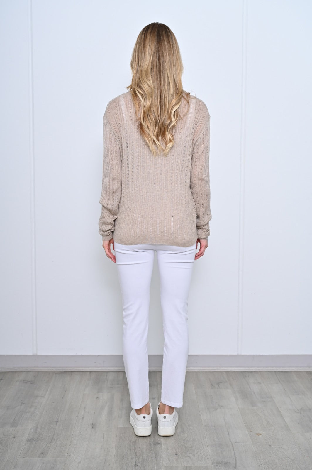 Poppy Cardi Beige