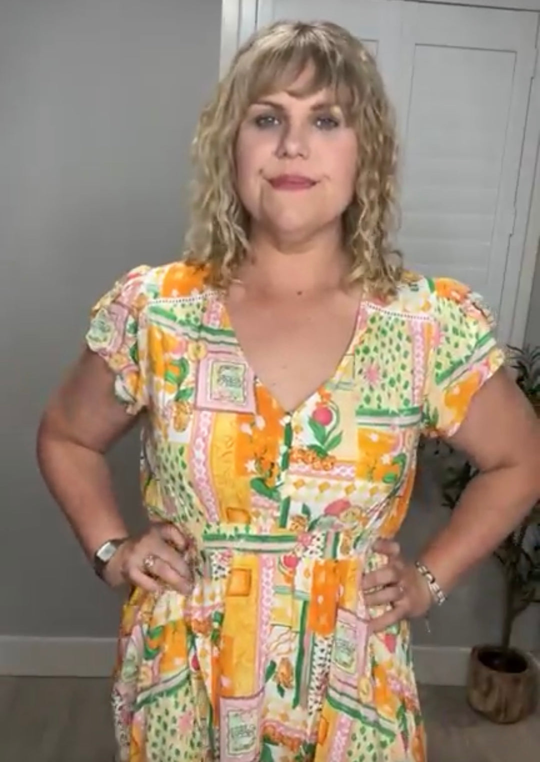 Tori Dress Orange - Wilkie Design women's fashion