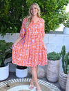 Genevieve Dress Burnt Orange
