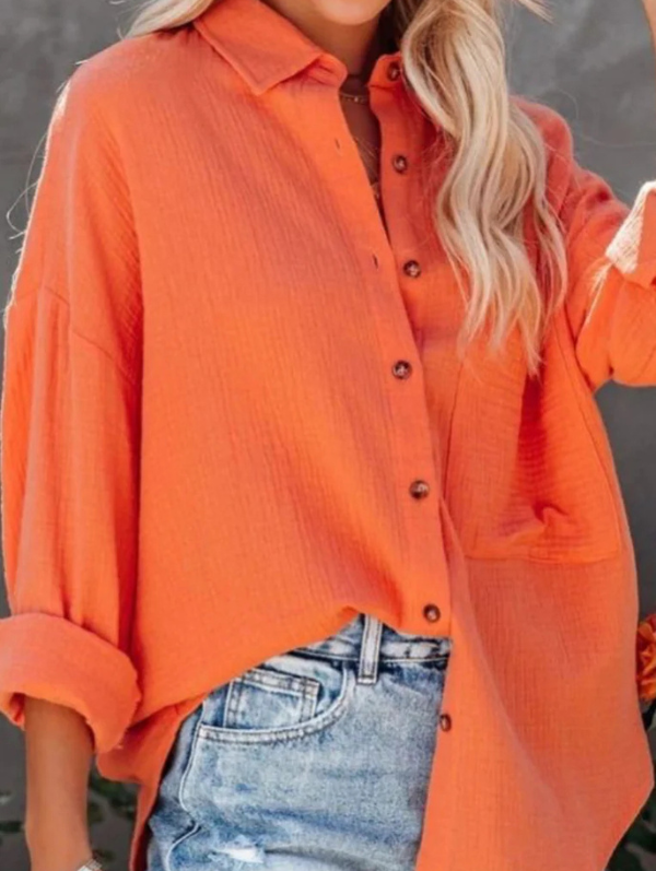 Hallie Top Orange