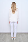 Poppy Cardi White