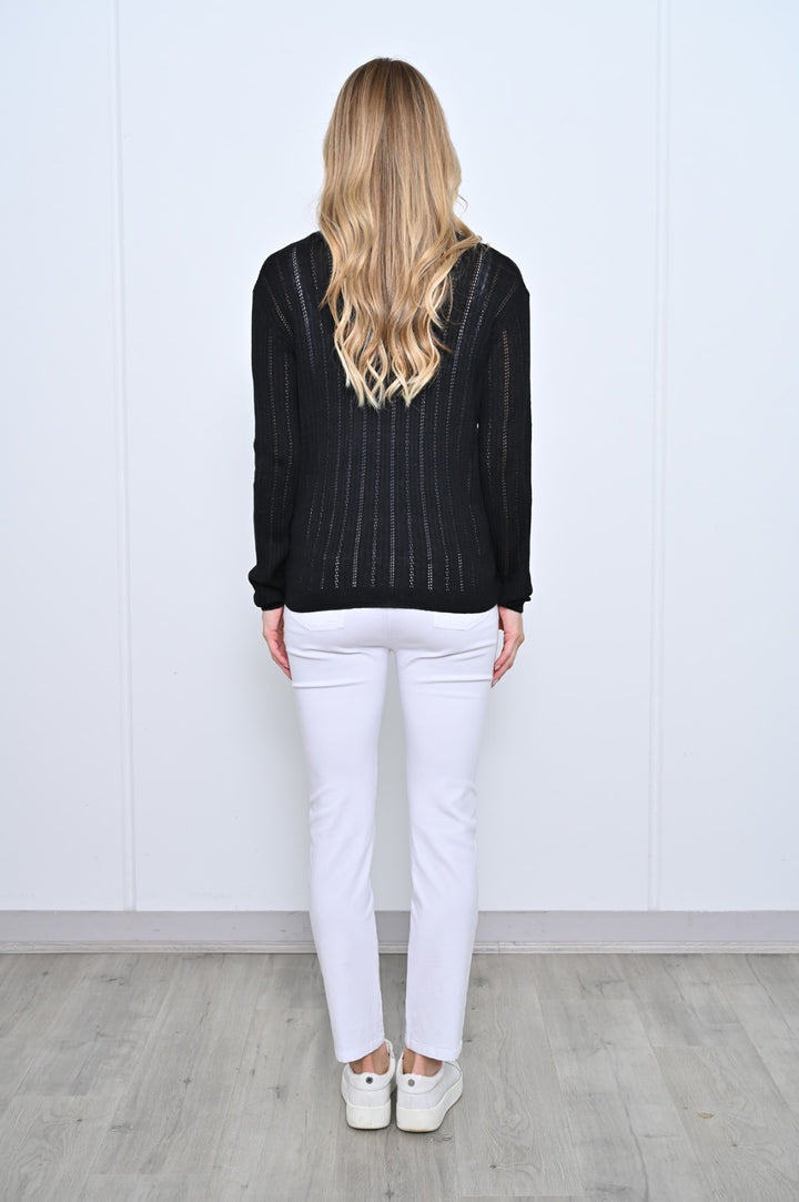 Poppy Cardi Black