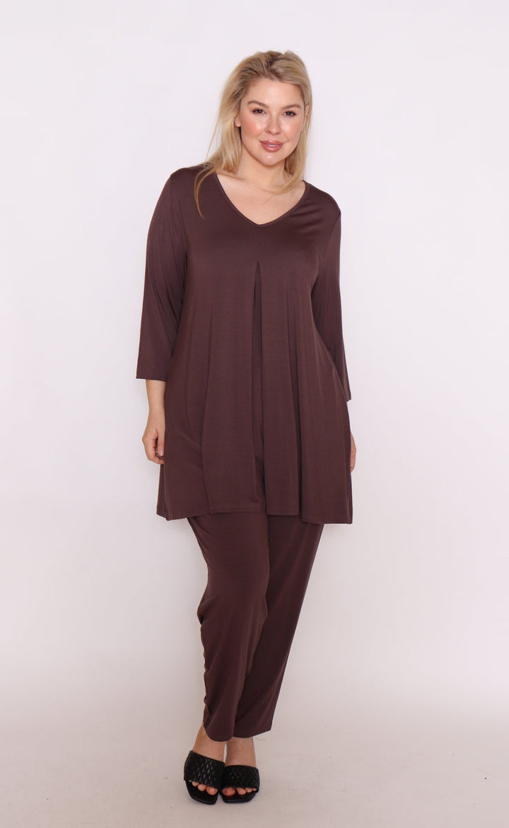Mya Top Brown