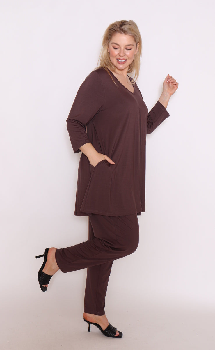 Mya Top Brown