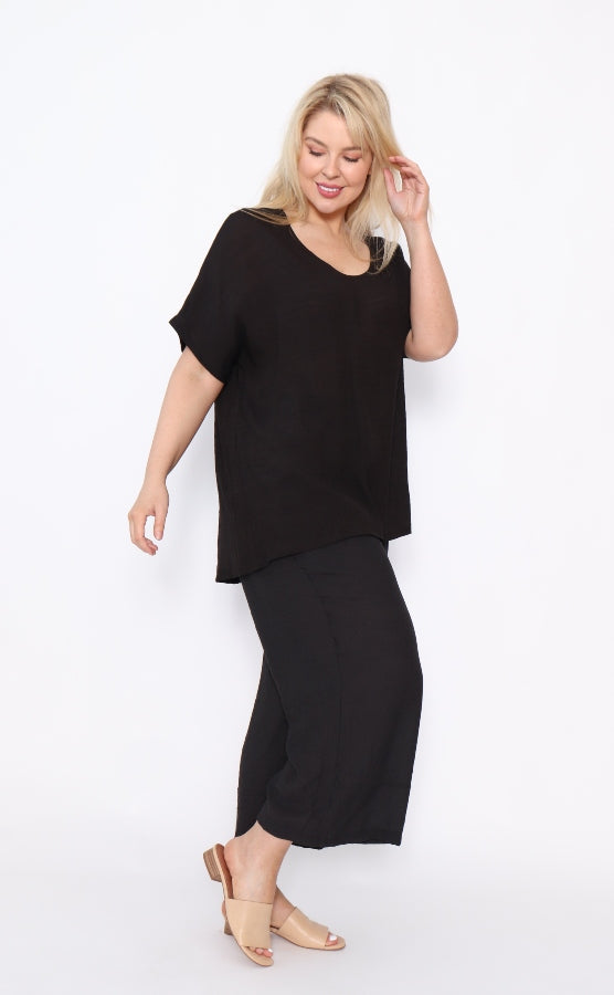 Penny Top Black