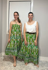 Mara Skirt Green / Orange
